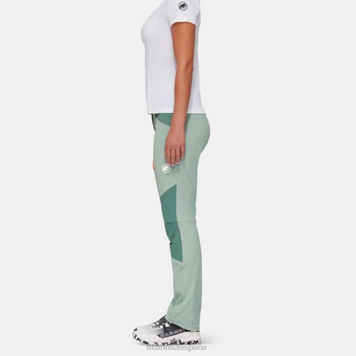 Mammut mujer ropa pantalones taiss FZHP1013 jade-jade oscuro