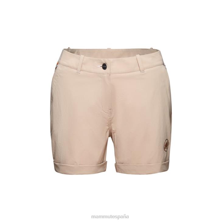 Mammut mujer ropa shorts runbold con puños enrollados FZHP952 sabana