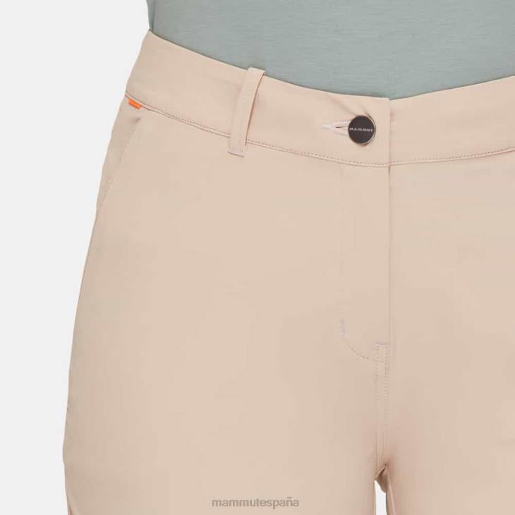Mammut mujer ropa shorts runbold con puños enrollados FZHP952 sabana