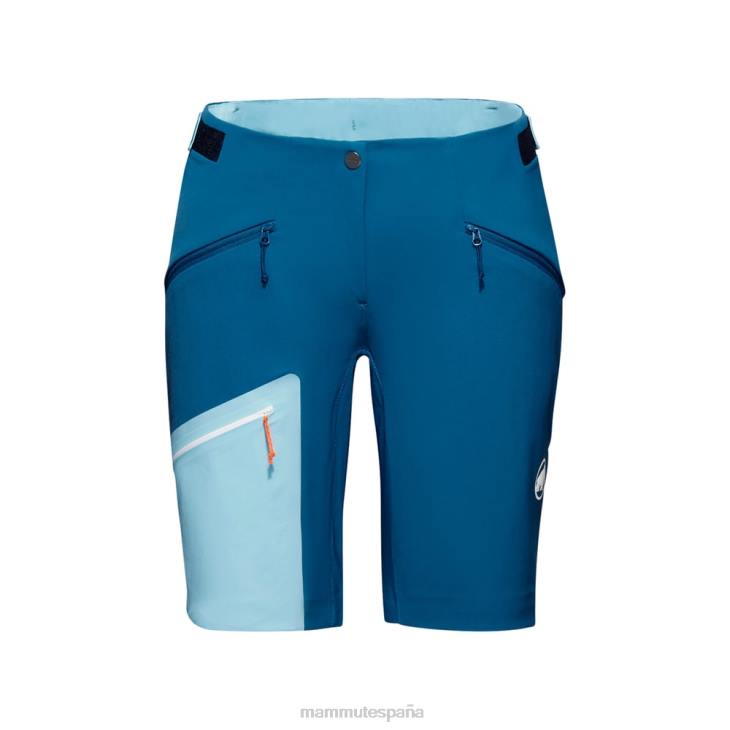 Mammut mujer ropa taiss tan cortos FZHP925 azul intenso y helado