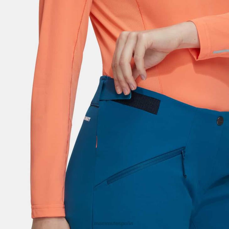 Mammut mujer ropa taiss tan cortos FZHP925 azul intenso y helado