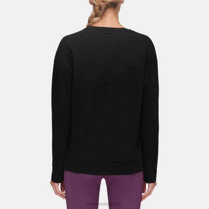 Mammut mujer ropa logotipo de cuello redondo core ml FZHP1033 negro