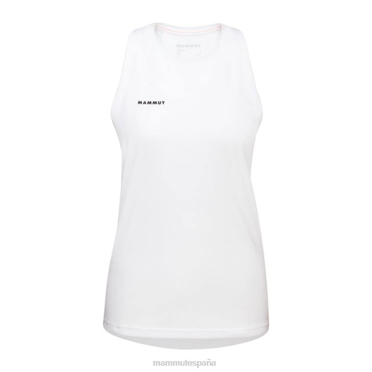 Mammut mujer ropa logotipo superior central FZHP174 blanco