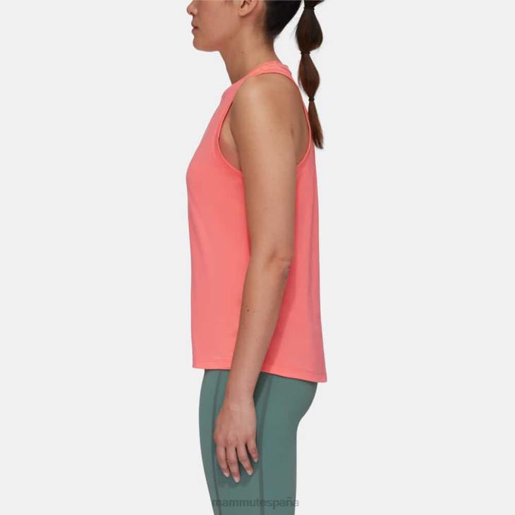Mammut mujer ropa logotipo superior central FZHP959 salmón
