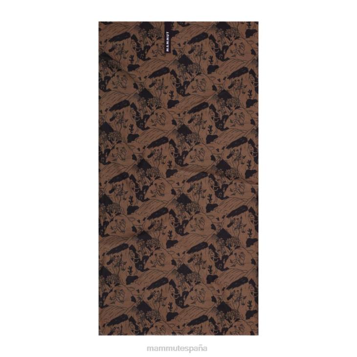 Mammut unisexo accesorios escena de escalada de polaina de cuello FZHP1189 negro arena oscuro