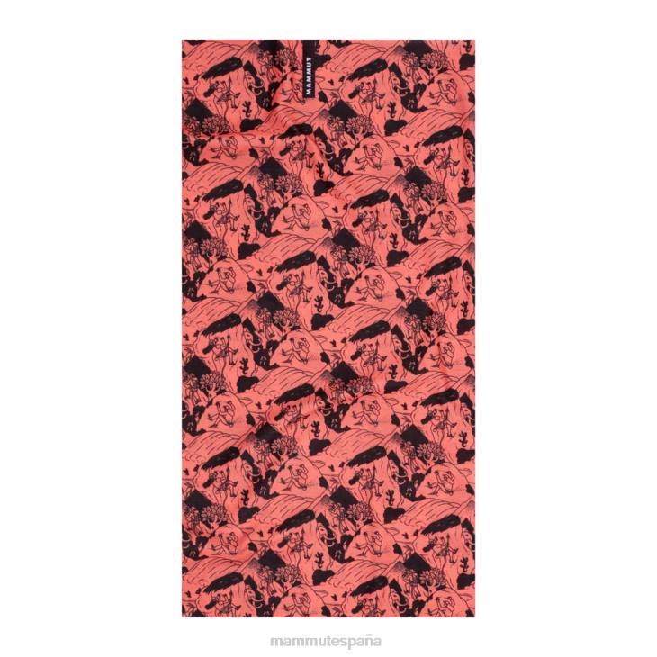 Mammut unisexo accesorios escena de escalada de polaina de cuello FZHP303 salmón-negro