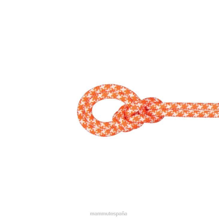 Mammut unisexo equipo Cuerda clásica de 9,5 riscos. FZHP393 naranja-blanco vibrante