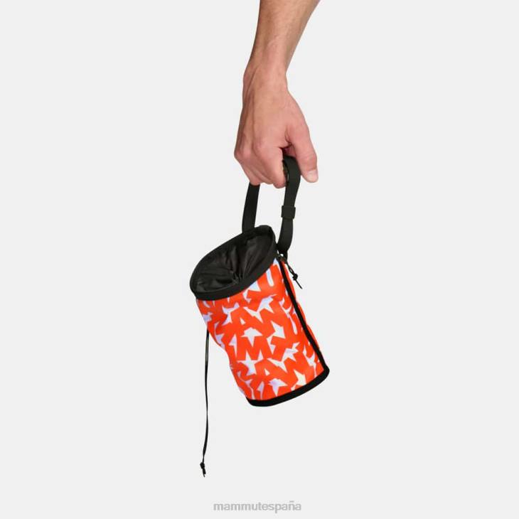 Mammut unisexo equipo bolsa de tiza con estampado de gimnasio FZHP556 rojo caliente