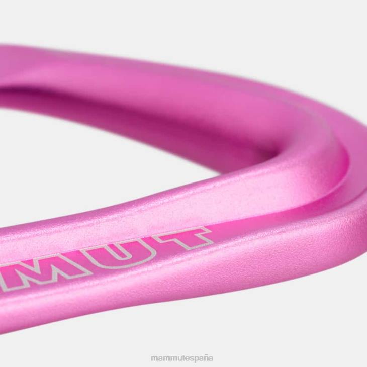Mammut unisexo equipo candado con llave workhorse de 12 cm, paquete de 6 cintas exprés FZHP1364 gris-rosa