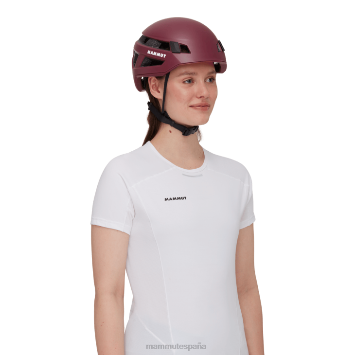 Mammut unisexo equipo casco emisor de peñasco FZHP504 sangre roja