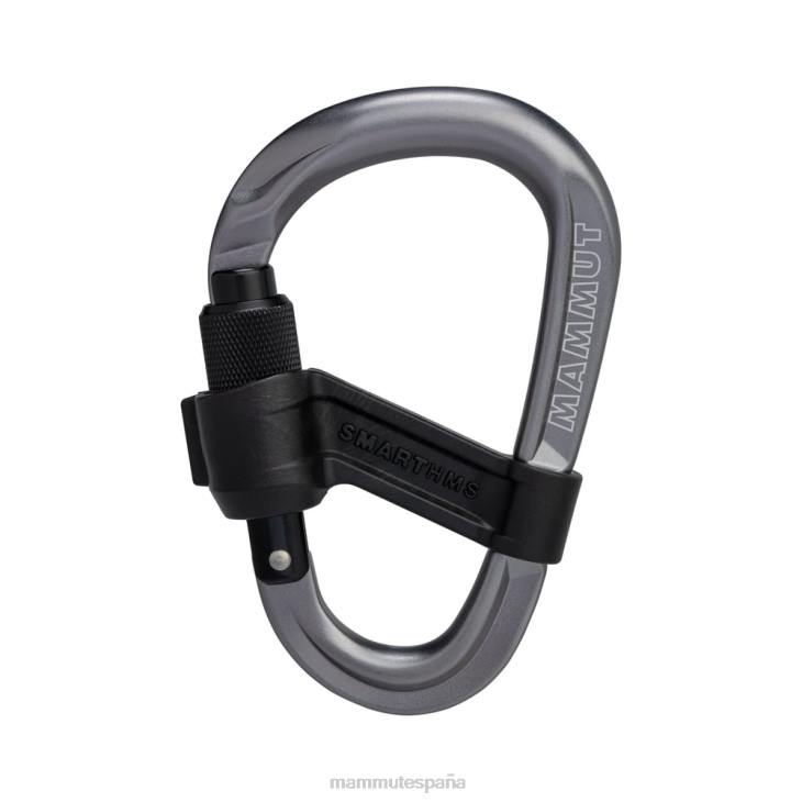Mammut unisexo equipo mosquetón con cierre de rosca inteligente hms 2.0 FZHP460 gris