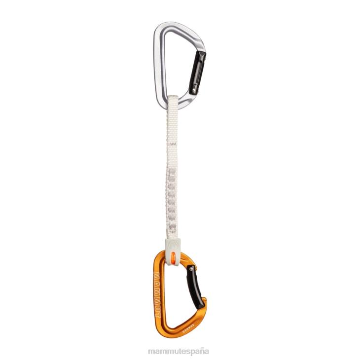 Mammut unisexo equipo remitente cerradura de llave 17 cm cinta exprés FZHP458 gris claro-dorado