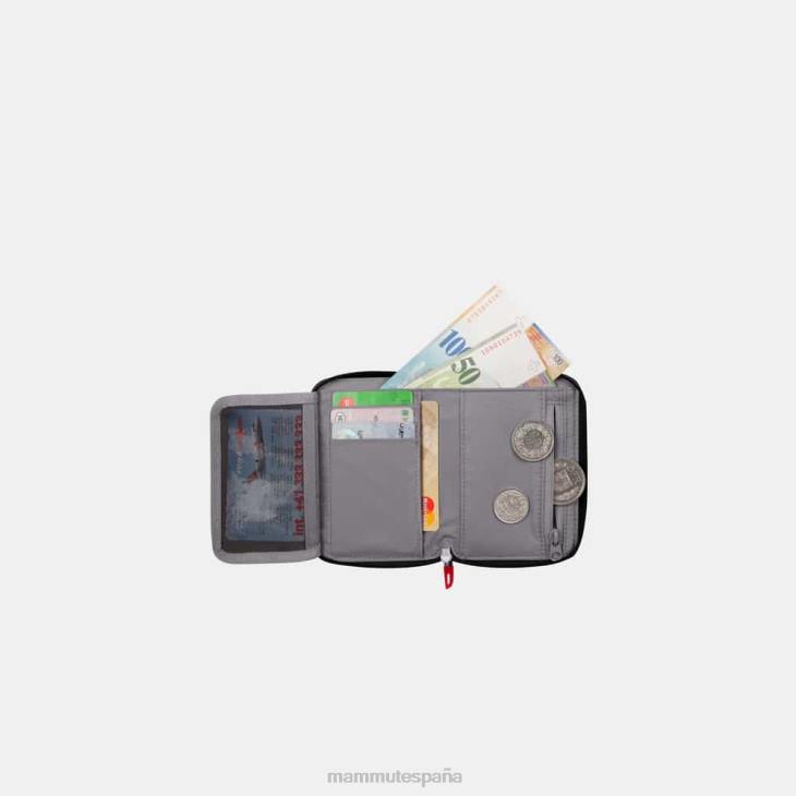 Mammut unisexo equipo cartera con cremallera melange FZHP619 negro