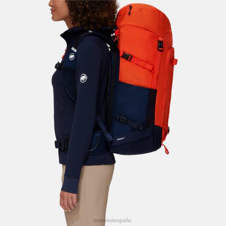 Mammut unisexo equipo trión 50 FZHP1465 rojo-marino caliente